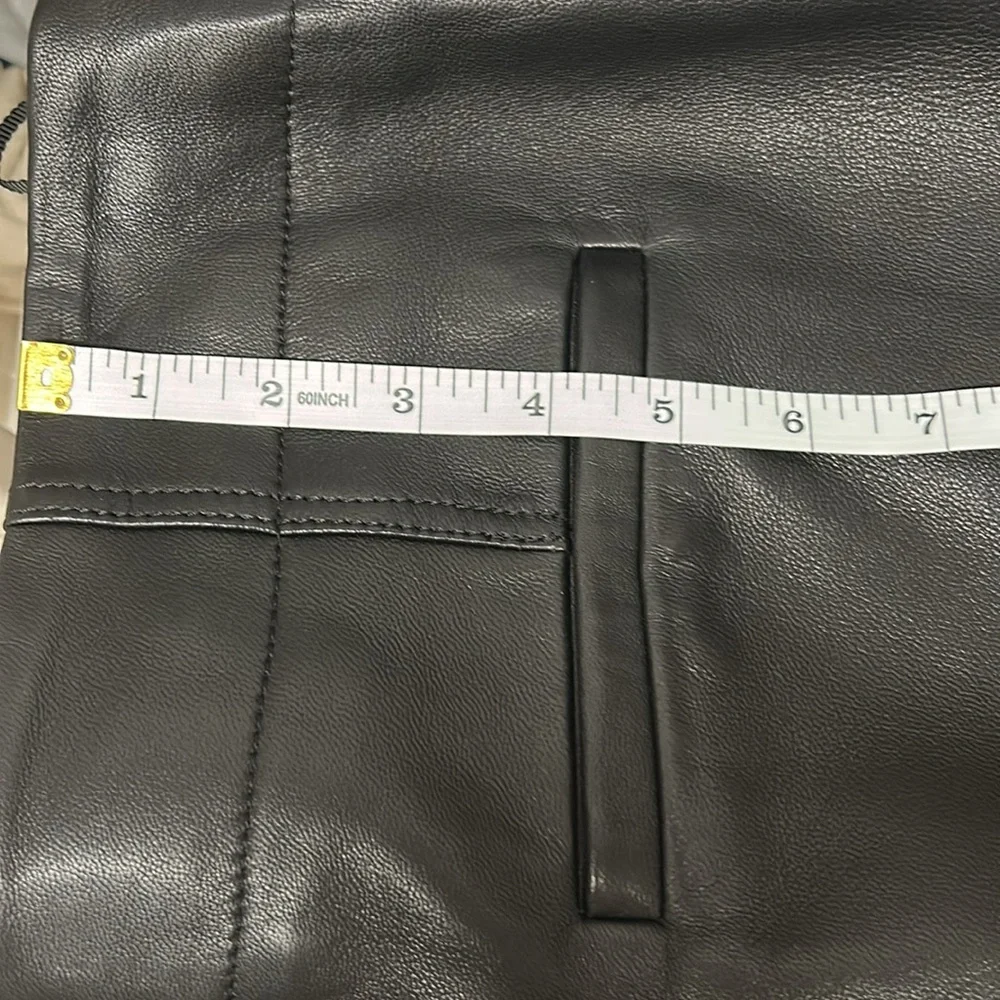 A.L.C Gwen leather midi skirt 17x31 - Picture 12 of 16